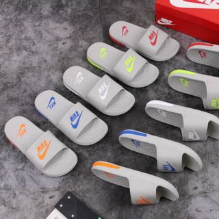 Dép đúc Nam xám chử màu
