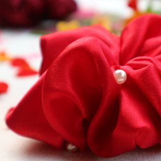 SCRUNCHIES DÂY BUỘC TÓC, CHUNG TÓC PHI BÓNG/ LỤA SATIN NHIỀU MÀU