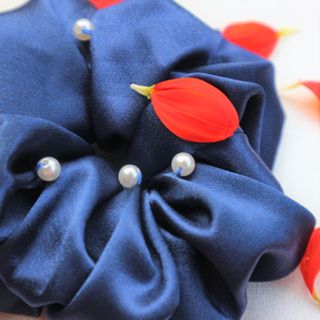 SCRUNCHIES DÂY BUỘC TÓC, CHUNG TÓC PHI BÓNG/ LỤA SATIN NHIỀU MÀU