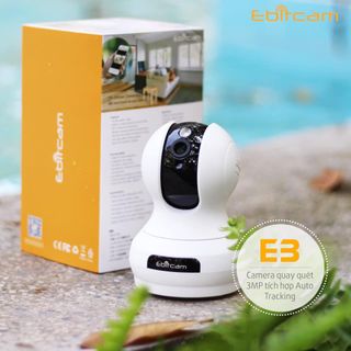 Camera Wifi Ebitcam E3 Full HD 1080P 2MP - Phát Hiện Chuyển Động, Đàm Thoại 2 Chiều, Xoay 360