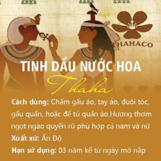 Tinh dầu nước hoa THAHA Ấn Độ
