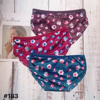 SET 10 QUẦN LÓT LINGERIE THUN COTTON THÔNG HƠI BÔNG HOA 183