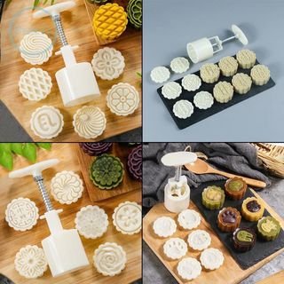 Khuôn làm bánh dẻo,bánh nướng 4 chi tiết