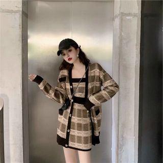 Sét váy len 3 chi tiết