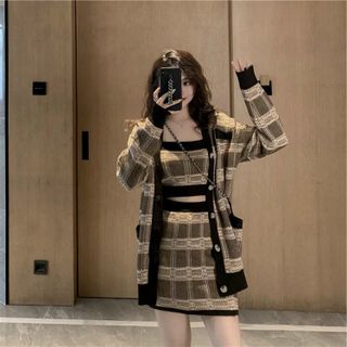 Sét váy len 3 chi tiết