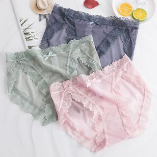 SET 10 QUẦN LÓT REN PHỐI LƯỚI XUYÊN THẤU 152