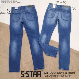 QUẦN JEANS NAM CAO CẤP FORM SKINNY - SJM 1125
