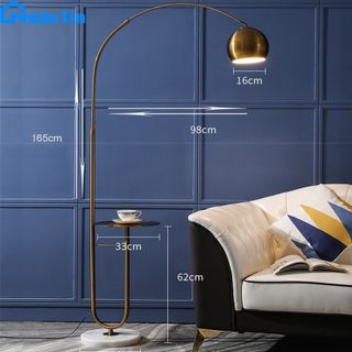 Đèn Cây Đứng Đọc Sách Trang Trí Phòng Khách Phòng Ngủ DC701 Ngân Tin (Tặng kèm một bóng Led Bulb 12W ánh sáng vàng)