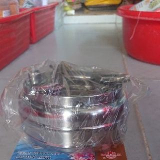 Gạt tàn thuốc lá inox bấm
