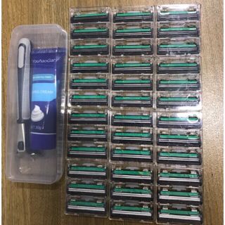 Bộ cạo râu 36 lưỡi tặng kèm tuýp kem