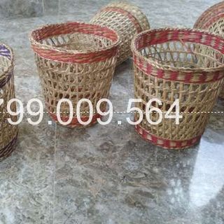 Hộp đựng đồ, giỏ hoa từ cói
