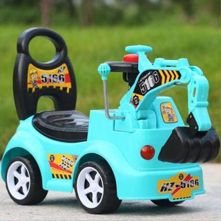 Xe chồi cần cẩu có nhạc đèn cho bé