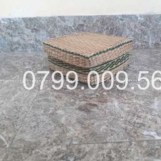 Hộp cói đựng đồ có nắp