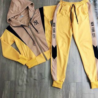 Set bộ dài tay phối màu