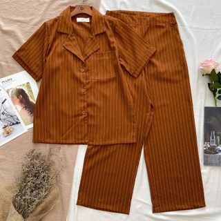 Set Nâu Đen Sọc Dài