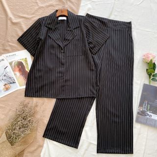 Set Nâu Đen Sọc Dài