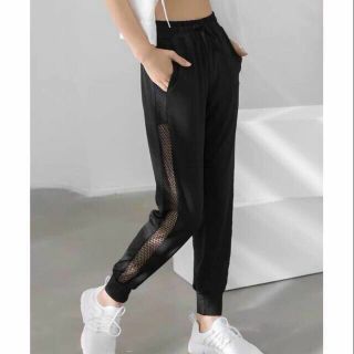 QUẦN JOGGER PHỐI LƯỚI THỂ THAO NỮ giá sỉ