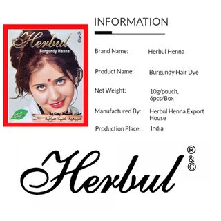 Nhuộm tóc henna Ấn độ Màu nâu đỏ