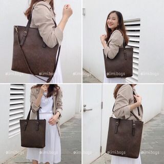 Túi Tote Da Vintage