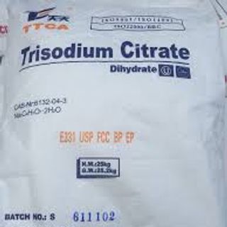 •	Phụ gia thực phẩm Trisodium Citrate