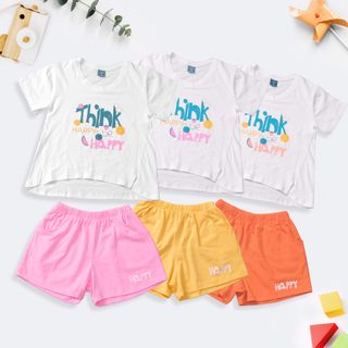 Bộ Bé Gái Thun 100% COTTON 4C - 1257 giá sỉ