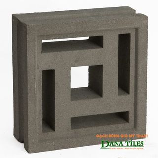 Gạch bông gió Danatiles DANA-D03 đen