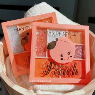 Phấn Má Hồng + Nhủ Mắt Kim Tuyến Iman Peach 7 ô giá sỉ