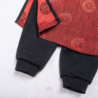 ÁO DÀI GẤM TRE PHỐI VẠT