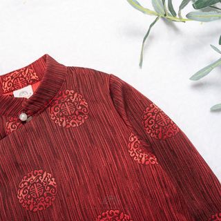 ÁO DÀI GẤM TRE PHỐI VẠT
