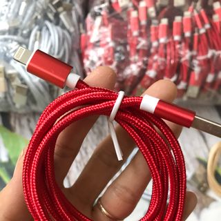 Cáp sạc bọc dù chống đứt Dài 1m chân Micro