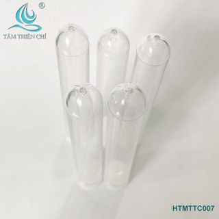 Ống nghiệm nhựa PS 10ml trắng trong có nắp không nhãn túi 100 cái TTC