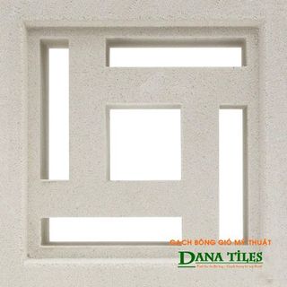 Gạch bông gió Danatiles DANA-D03 trắng