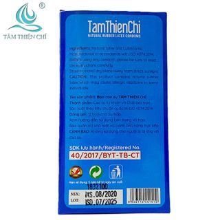 Bao cao su Tâm Thiện Chí Real Fit 49MM hộp 12 chiếc