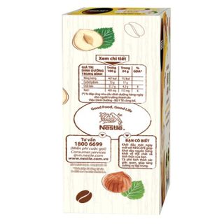 Cafe sữa hạt vị hạt phỉ