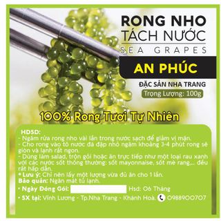 Sỉ 50 gói rong tách nước An Phúc 100gr