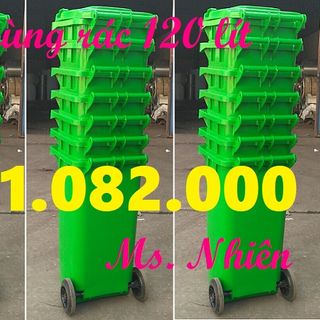 Thùng rác 120 lít 240 lít giá rẻ cà mau- thanh lí thùng rác giá rẻ-