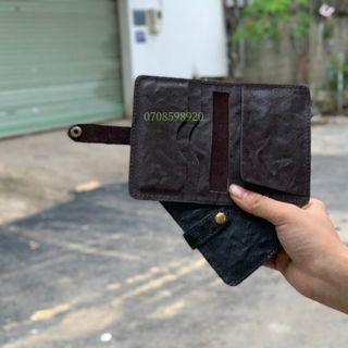 Ví namecard sần lá