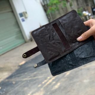 Ví namecard sần lá