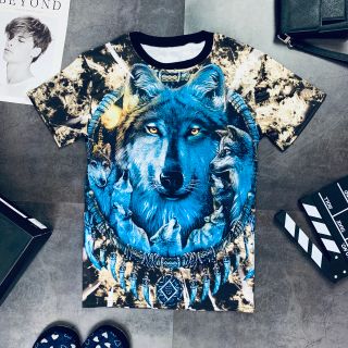 Áo thun cộc tay in hình 3D
