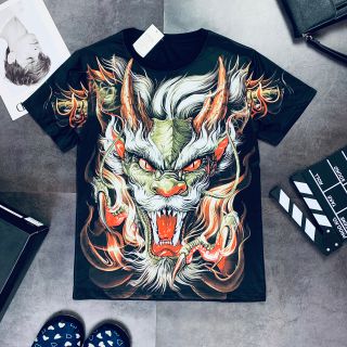 Áo thun cộc tay in hình 3D
