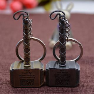 Móc khóa Hình Khiêng - búa thần sấm xe máy ô tô đẹp chất liệu inox Shalla