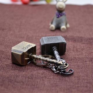 Móc khóa Hình Khiêng - búa thần sấm xe máy ô tô đẹp chất liệu inox Shalla