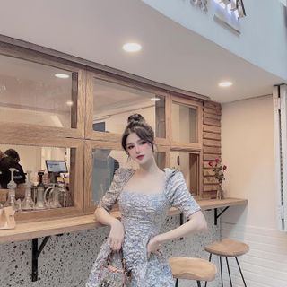 Đầm gấm sieuuu hot