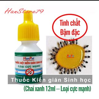 THUỐC DIỆT KIẾN - DIỆT GIÁN SINH HỌC ( 12ml ) - Mẫu mới Tinh chất cô đặc - Diệt nhanh thần tốc