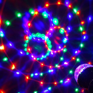 Đèn Led xoay 7 màu