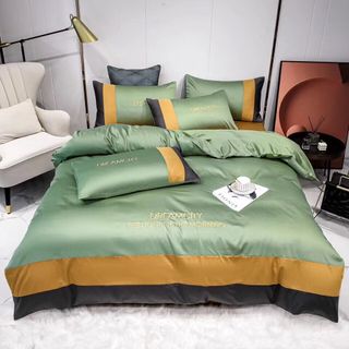 Bộ Chăn Ga Gối Lụa Dream City DC802