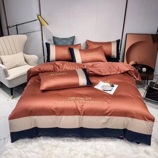 Bộ Chăn Ga Gối Lụa Dream City DC802