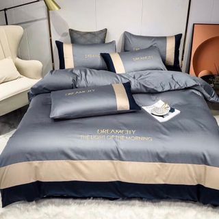 Bộ Chăn Ga Gối Lụa Dream City DC802
