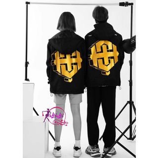 Áo khoác dù HIGH CLUB 2 lớp From rộng nam nữ