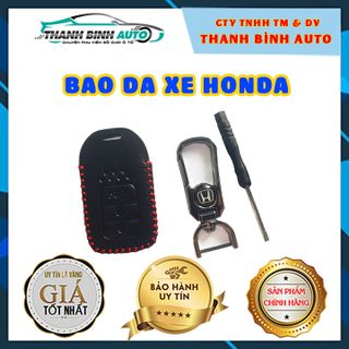 Móc Treo Chìa Khóa Bao Da Logo Xe Honda Cao Cấp Mẫu 2 - Thanh Bình Auto